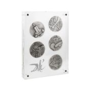 Spain circa 1975 by Salvador Dali (Spanish 1904-1989) A set of five late 20th century silver medals