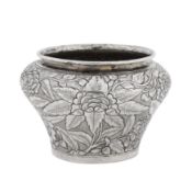Straights Chinese circa 1900, marked Wang Ming A late 19th / early 20th century silver jar