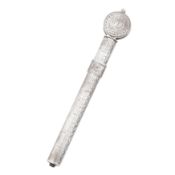 Birmingham 1789 by Samuel Pemberton A George III sterling silver combination magnifier, rule and pen