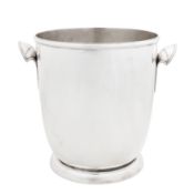Milano circa 1970 by Boggiali A late 20th century Italian 800 standard silver wine cooler