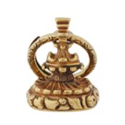 English circa 1835 A William IV bloodstone seal