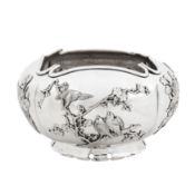 Shanghai circa 1900 by Rong Feng Xiang A late 19th / early 20th century Chinese export silver bowl