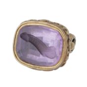 English circa 1820 A George IV amethyst fob seal