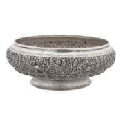 Northern Burma circa 1960 A mid-20th century Burmese silver bowl