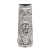 Isfahan circa 1930 An early 20th century Persian (Iranian) unmarked silver vase