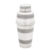 Sheffield 1933 by Emile Viner A George V sterling silver cocktail shaker