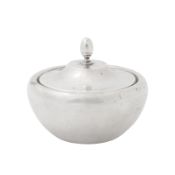 Pisa circa 1960 A mid 20th century 800 standard Italian silver sugar bowl