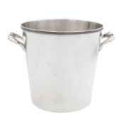Florence circa 1950 by Adriana Binazzi A mid 20th century Italian 800 standard silver wine cooler