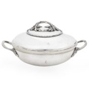 Valetta 1810-20 by Gioacchino Lebrun An early 19th century Maltese silver twin handled entrée dish o