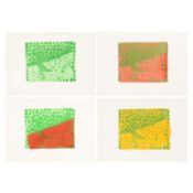 § Sir Howard Hodgkin C.H. C.B.E. (British, 1932-2017) Green Chateau I, II, III and IV [Heenk 39-42]