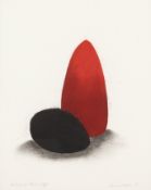 § David Nash O.B.E. R.A. (British, b.1945) Red and Black Eggs