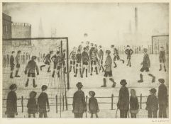 § Laurence Stephen Lowry R.A. (British, 1887-1976) The Football Match