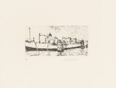 § Dame Elizabeth Blackadder D.B.E. R.A. (British, 1931-2021) Venice Boat