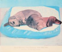 § David Hockney O.M. C.H. R.A. (British 1937-2026) Dog Paintings Salts Mill