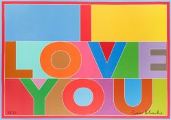 § Sir Peter Blake C.B.E. R.A. (British, b.1932) I Love You