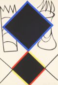 § Sir Terry Frost R.A. (British, 1915-2003) Untitled (Two Black Diamonds)