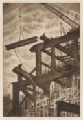 C.R.W. Nevinson (British, 1889-1946) The Rising City [Black 125]
