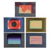 § Sir Howard Hodgkin C.H. C.B.E. (British, 1932-2017) Sun, Palm, Shutter, Sky, and Window [Heenk 26-