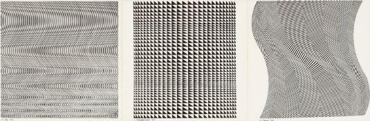 § Bridget Riley C.H. C.B.E. (British, b.1931) Fall, Straight Curve, Twist
