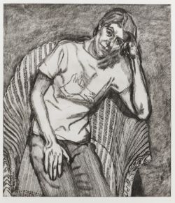 § Lucian Freud (British, 1922-2011) Bella in her Pluto T-shirt