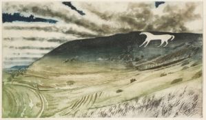 § Richard Bawden (British, 1936-2024) The White Horse, Westbury
