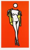 § Julian Opie (British, b.1958) Woman Taking Off a Man’s Shirt