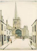 § Laurence Stephen Lowry R.A. (British, 1887-1976) Burford Church