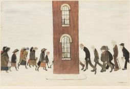 § Laurence Stephen Lowry R.A. (British, 1887-1976) Meeting Point