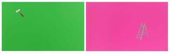 § Sir Michael Craig-Martin (Irish/British, b.1941) Book (book edition with Paint Roller and Ladder)