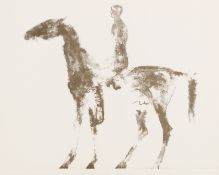 § Dame Elisabeth Frink C.H. R.A. (British, 1930-1993) Small Horse and Rider [Wiseman 40]