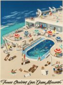 Adolph Treidler (American, 1886–1981) Furness Cruising Liner “Ocean Monarch”