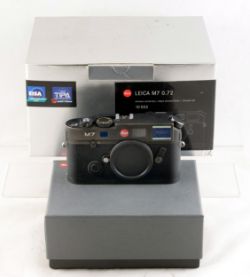 Black Leica M7 0.72 Camera Body. In good working order.
