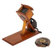 A Tabletop Kinora Viewer with Reels