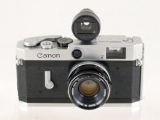 Canon P Rangefinder Camera. With fast 35mm f2 lens.