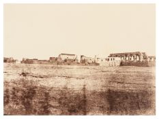 Louis de Clercq (1836-1901) Luxor [Partial view of the Temple], c.1860