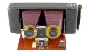 Blair Weno Stereo Roll Film Camera. For 3 1/2