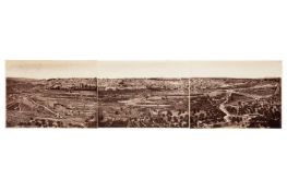 Félix Bonfils (1831-1885) Panorama of Jerusalem, c.1870