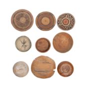 An assorted collection of decorative bowls and baskets 19th century and later