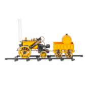 Hornby Railways 3.5 inch gauge live steam Stephenson's Rocket (G100). set Together with G104 Coach