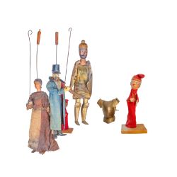 A collection of 19th Century Marionets & Puppets circa 1840 to 1890