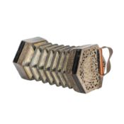 A Fine Anglo concertina by Charles Jeffries, Late 19th century