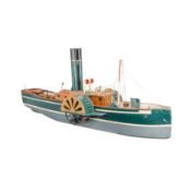 A scratch built model of a paddle steamer 'Ocean Wave'