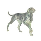 Bronze Figure of a Dog 20th Century