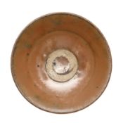 A Chinese Henan russet-glazed shallow bowl, Song dynasty 宋 河南窰醬釉盌