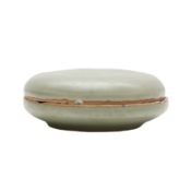 A Chinese Longquan celadon-glazed box and cover, Song-Yuan dynasty 宋至元 龍泉青釉蓋盒