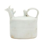 A Chinese qingbai-glazed water dropper, Southern Song dynasty 南宋 青白釉龍形水注