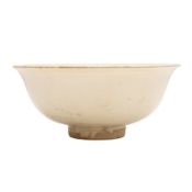 A Chinese white-glazed bowl, Song-Jin dynasty 宋至金 白釉盌