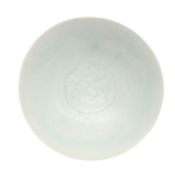A Chinese qingbai 'blossom' bowl, Southern Song dynasty 南宋 青白釉刻花卉紋盌