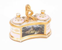 A Flight, Barr and Barr inkstand
