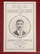 1909 English [FA] Cup Final Football Programme